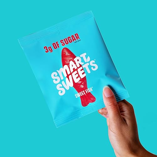 Miniatura 51 de SmartSweets Sour Blast Buddies, caramelo con bajo contenido de azúcar (0.11 oz), bajo en calorías (100), sin edulcorantes artificiales, a base