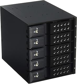 センチュリー iStarUSA リムーバブルラック 5Bayモデル ブラック BPN-DE350SS-BK