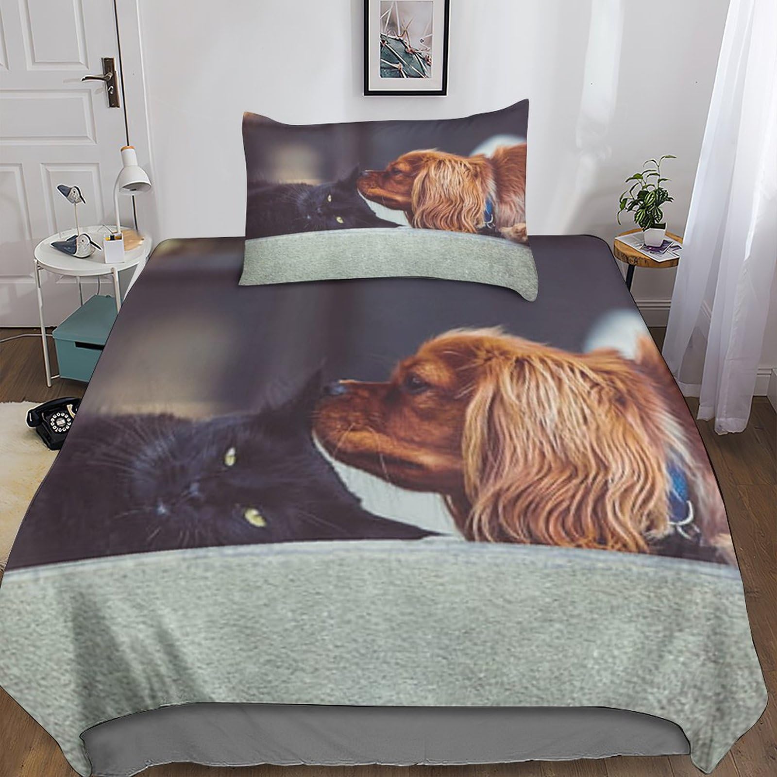 Literie 3 pièces de housses IOFEER pour remplacer votre linge de lit rêche et terne