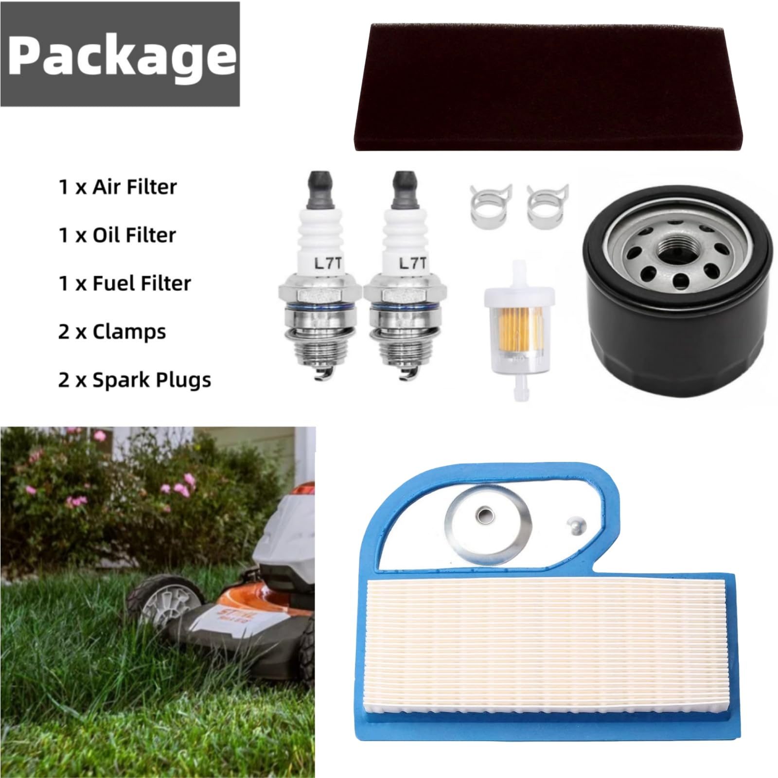 Amazon.com : FH451V Air Filter Tune Up Kit Fits for Kawasaki