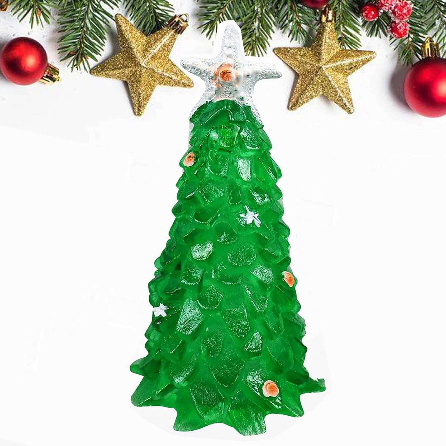 Sea Glass Christmas Tree, Sea Glass Christmas Tree Ornaments, Creative