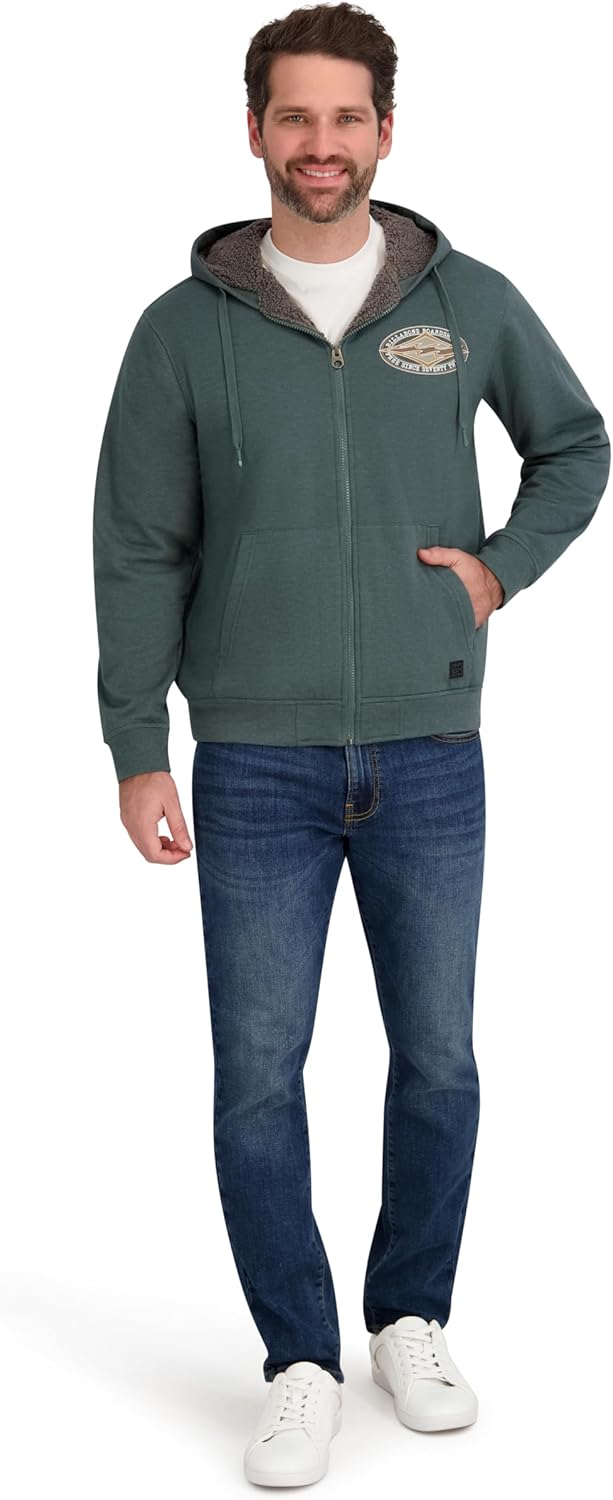 Billabong mens Sherpa Lined Hoodie Jacket - Image 2