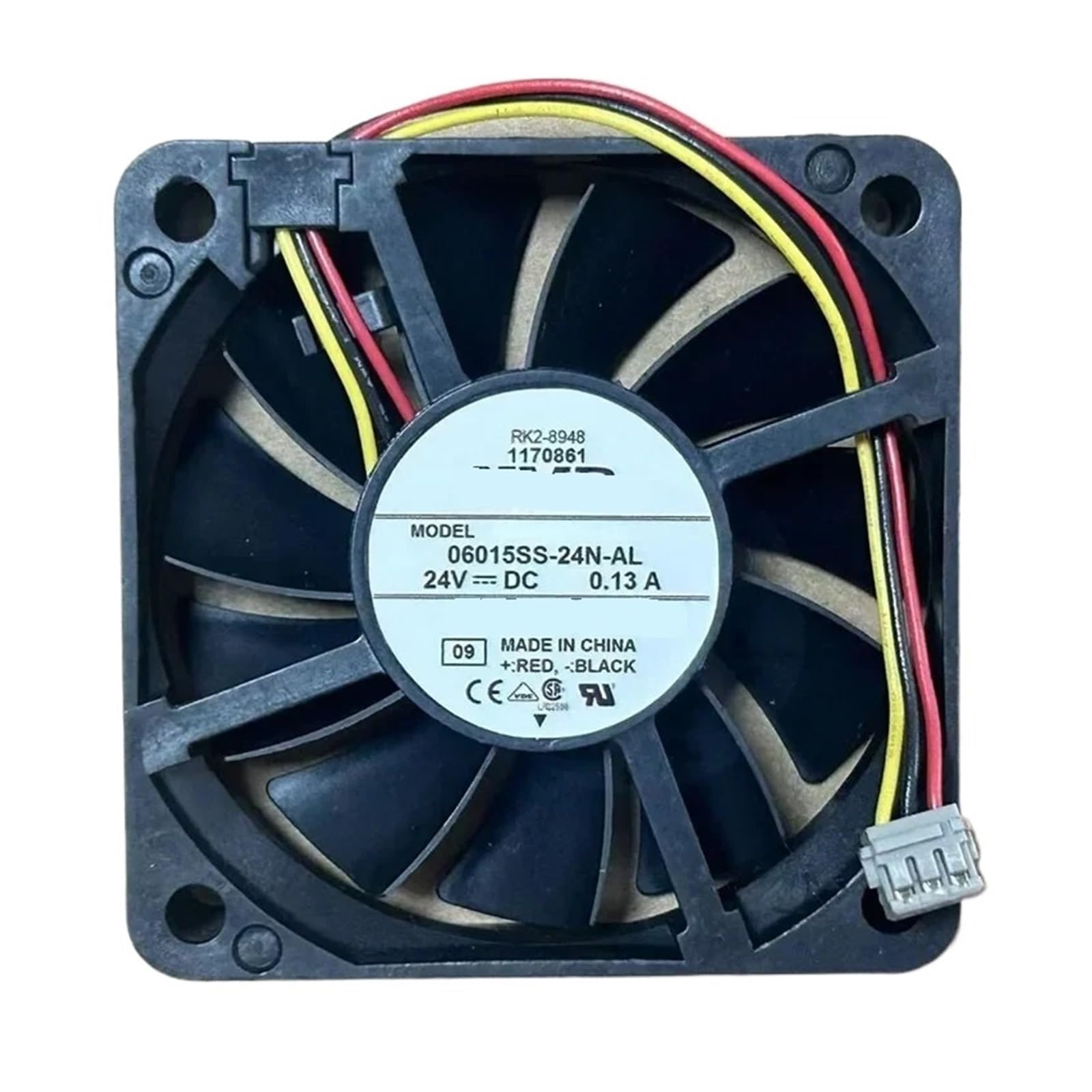 WEUSANXPL 1pcs 06015SS-24N-AL 6015 24V 0.13A 6cm Fan