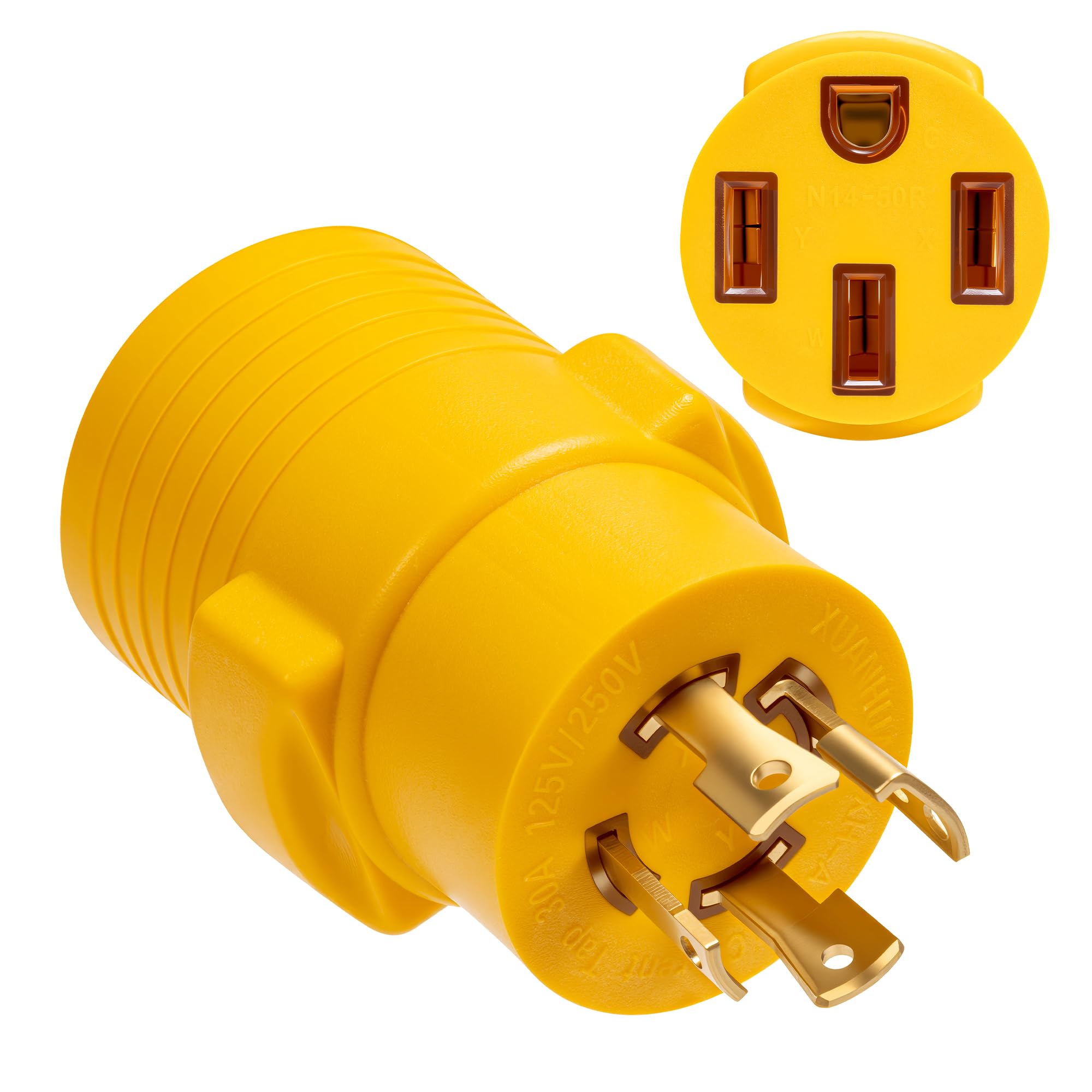 Snapklik.com : NEMA L14-30P To 14-50R RV Generator Adapter 30 Amp 4 ...