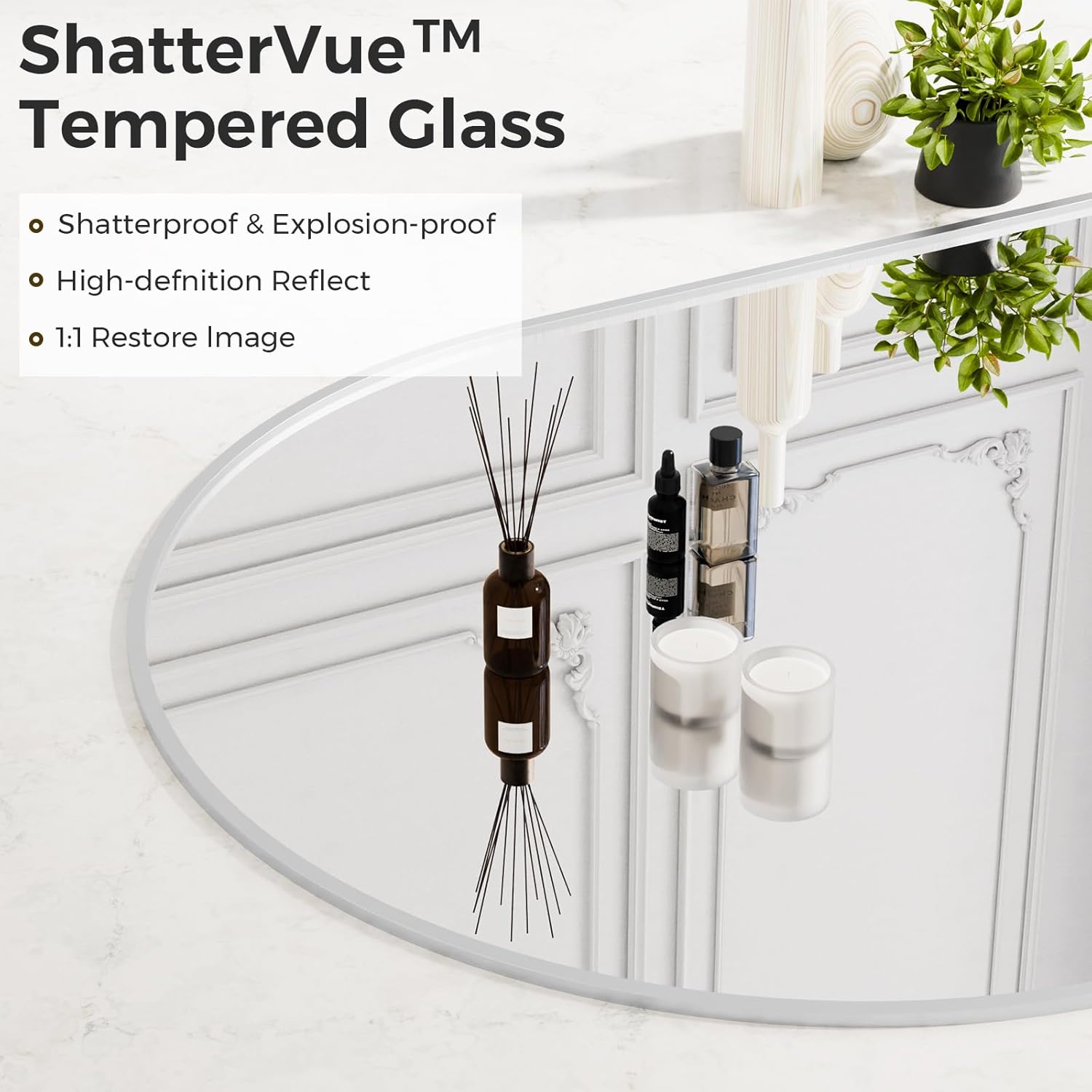 koonmi 30"x71" arched full length mirror, silver large floor mirror with aluminum alloy frame, standing hanging or leaning wall-mounted full body mirror for living room and bedroom 71"l x 30"w silver
