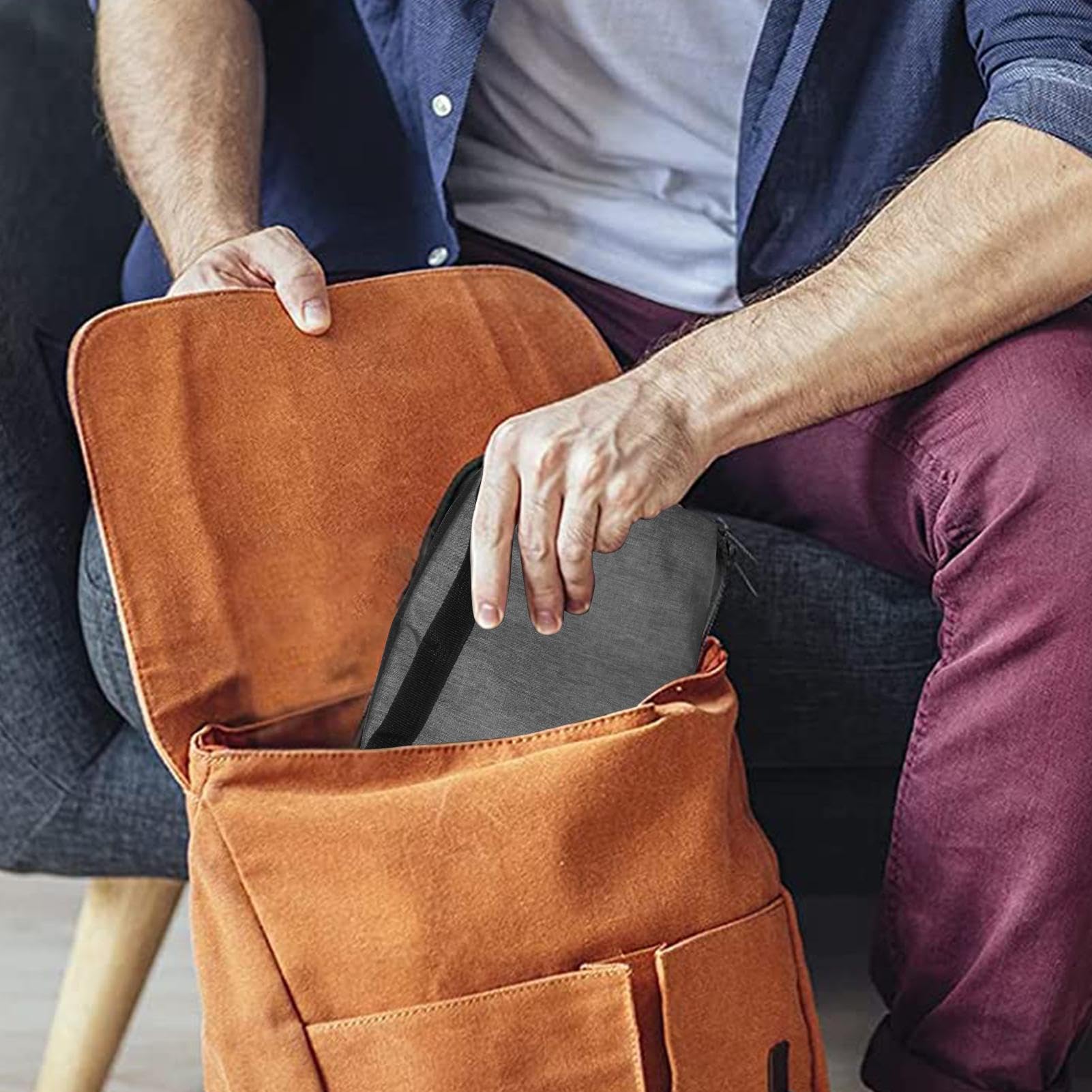 Organizador de electrónica, organizador de cargador de cable portátil, organizador de cables de viaje, para el hogar, la escuela, el gimnasio, viajes diarios, viajes de negocios, coche, avión