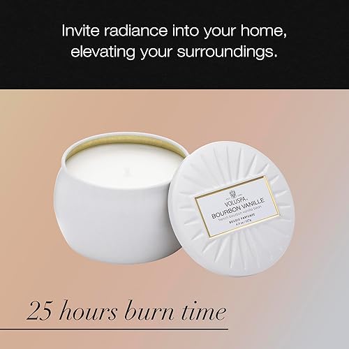 Miniatura 5 de Voluspa Vermeil Mini vela en lata Francés Bourbon Vanille