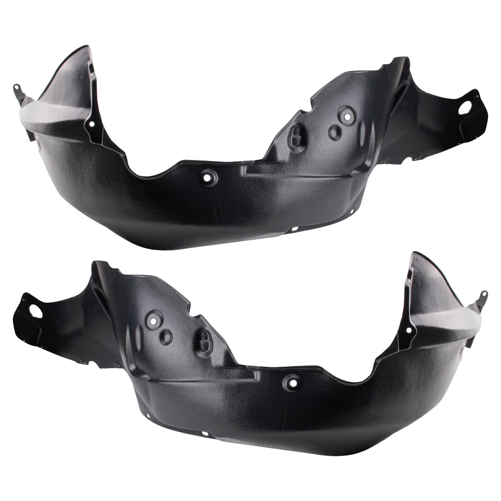 TRQ Front Inner Fender Liner Set | For 2010-2012 Ford Fusion FO1248143 FO1249143
