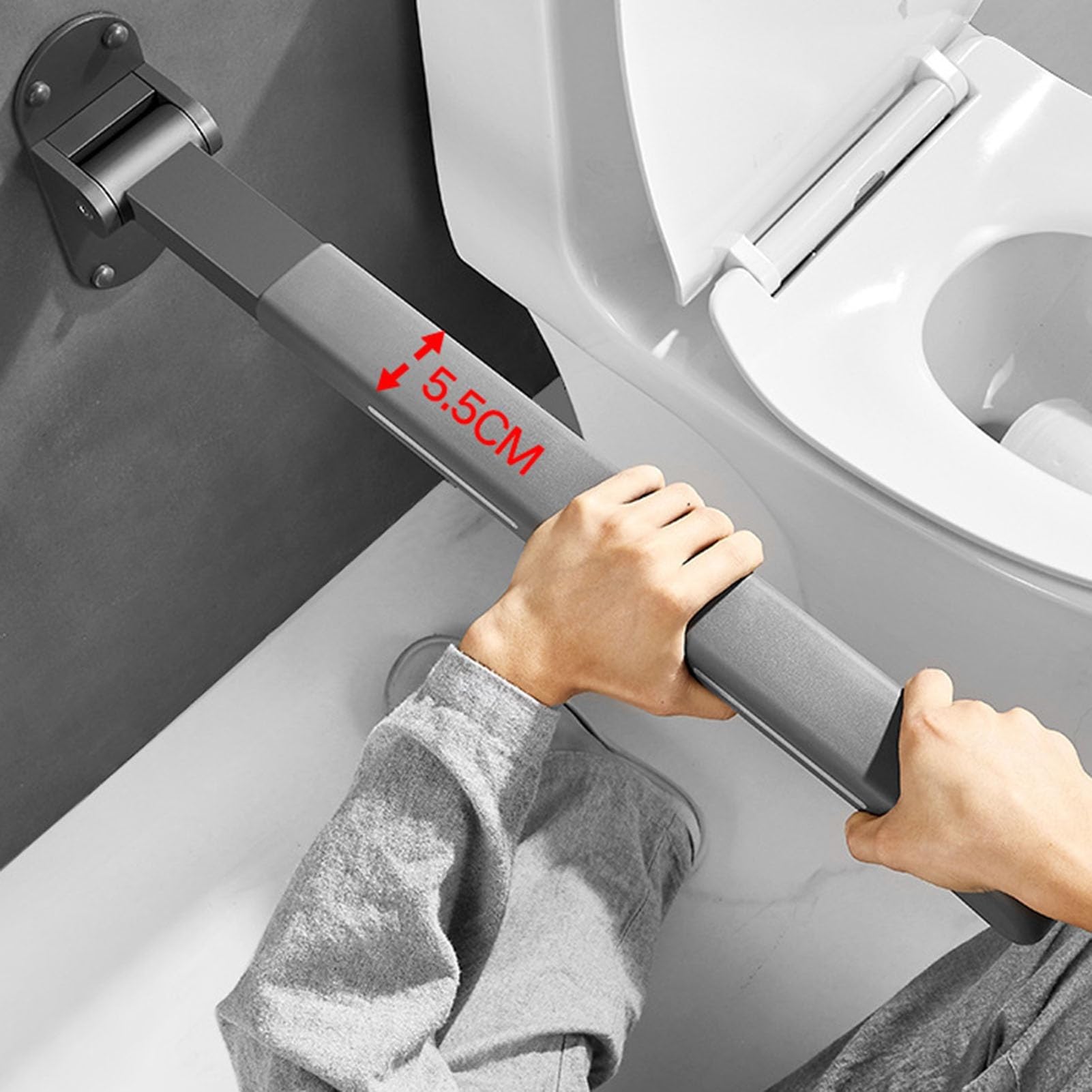 Maniglione di sicurezza, corrimano da bagno a parete per una maggiore stabilità e sicurezza, lunghezza 70 cm