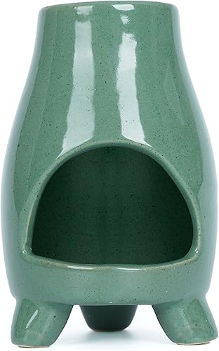 Best Life Shoppe Mini-Chiminea - Soporte de Palo Santo hecho a mano, quemador de incienso y atrapa cenizas para palitos de Palo Santo o incienso,