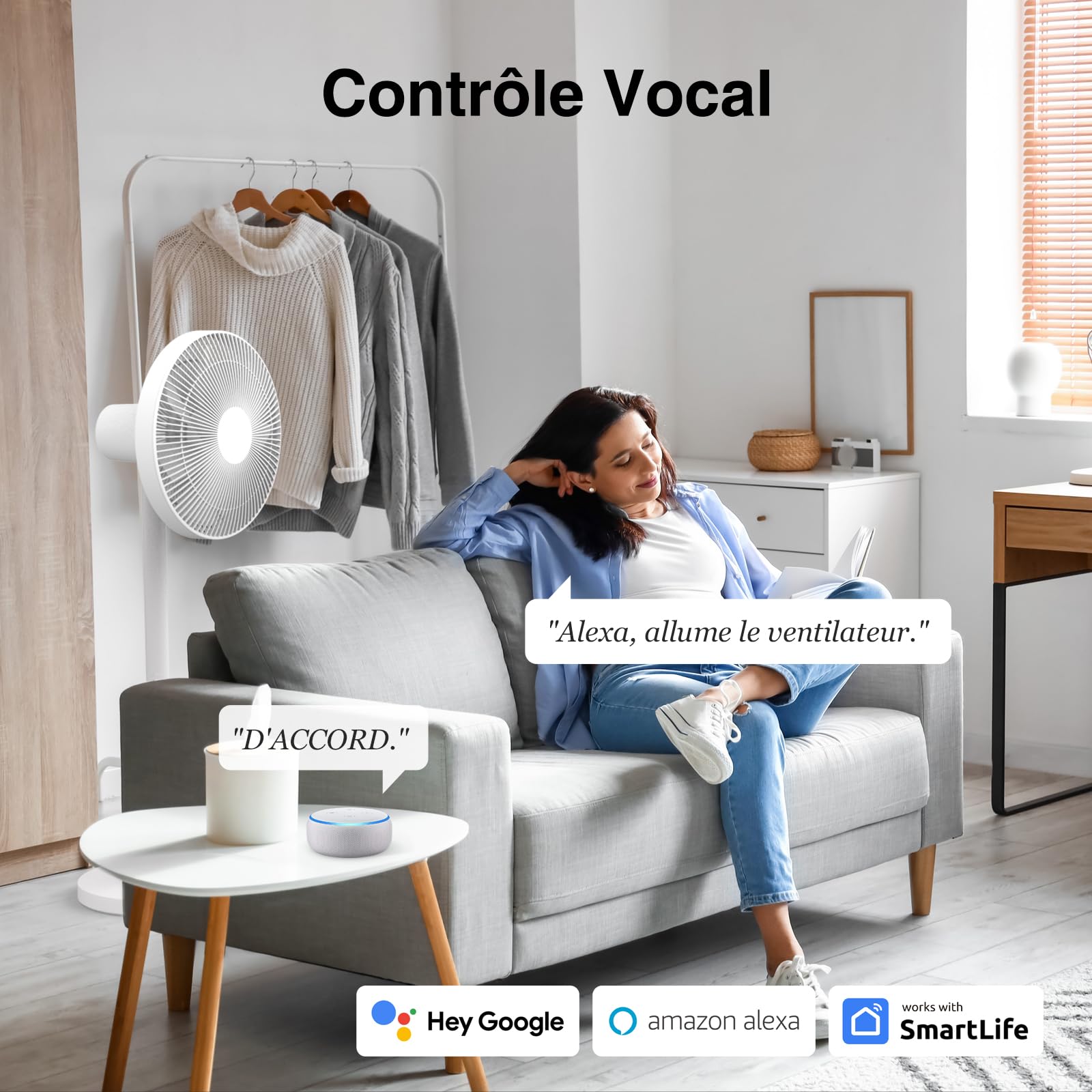 GHome Smart Prise Connectée WiFi, Mini Prise Intelligente Certifié TÜV avec Mesure de Consommation Électrique,APP Contrôle, Programmable Plug avec Alexa et Google Home, Fonction de Temps, 10A