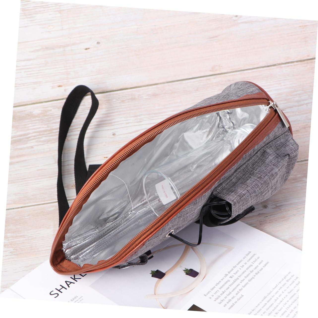VICASKY 2ensembles -biberon Usb Portable Intelligent Avec La Surchauffe Réchauffeur De Lait Pour Pour Gris