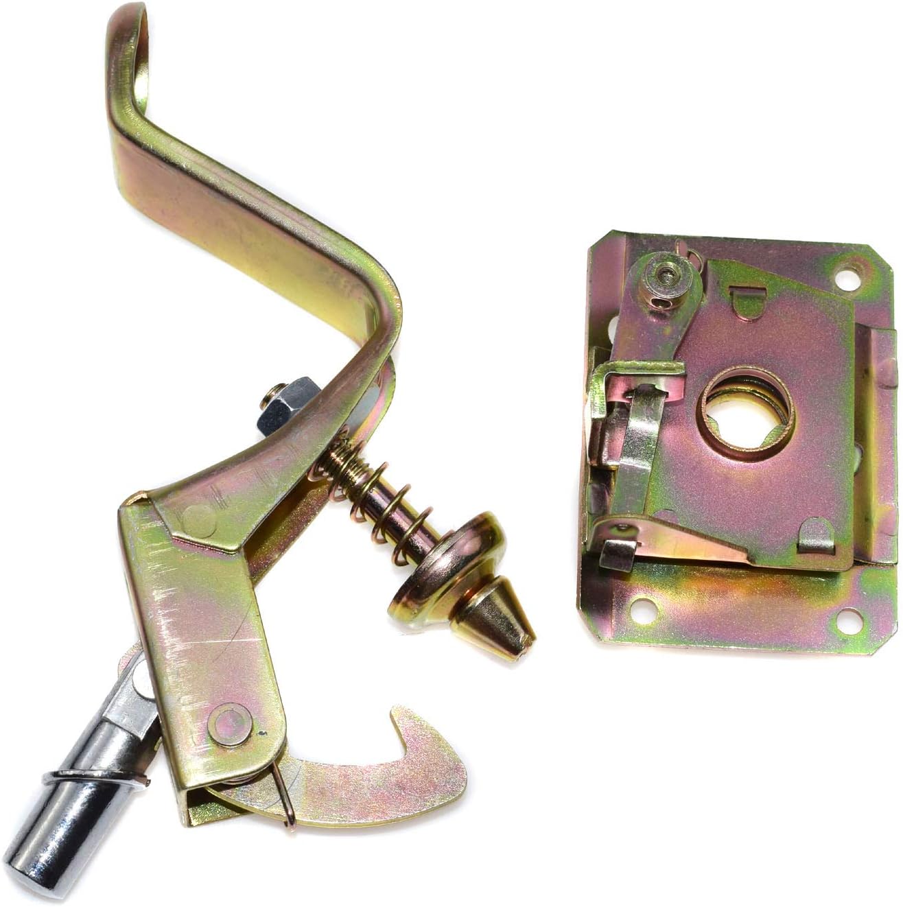 New 2Pcs Hood Lock Latch Kit For VW Beetle Super Beetle 1.6L 152823509B 111823507F