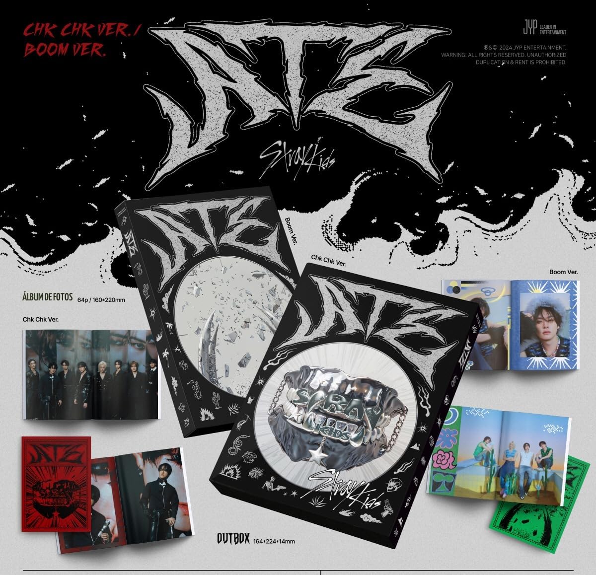 Stray Kids Álbum ATE Chk Chk ver. regalo pedido anticipado