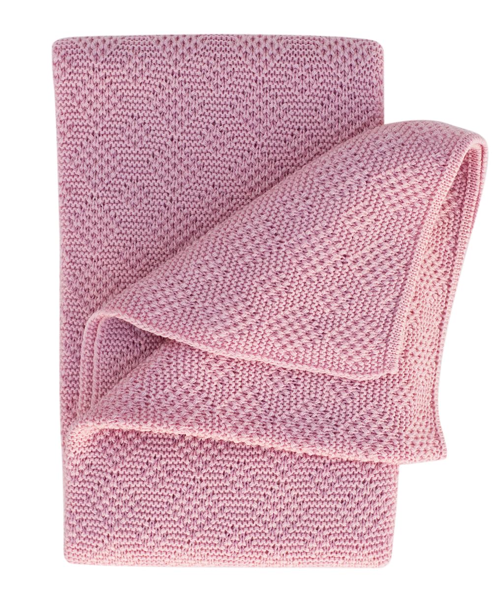 FosterNatur, Coperta per neonati, 100% lana merino superfine, senza mulesing (blush)