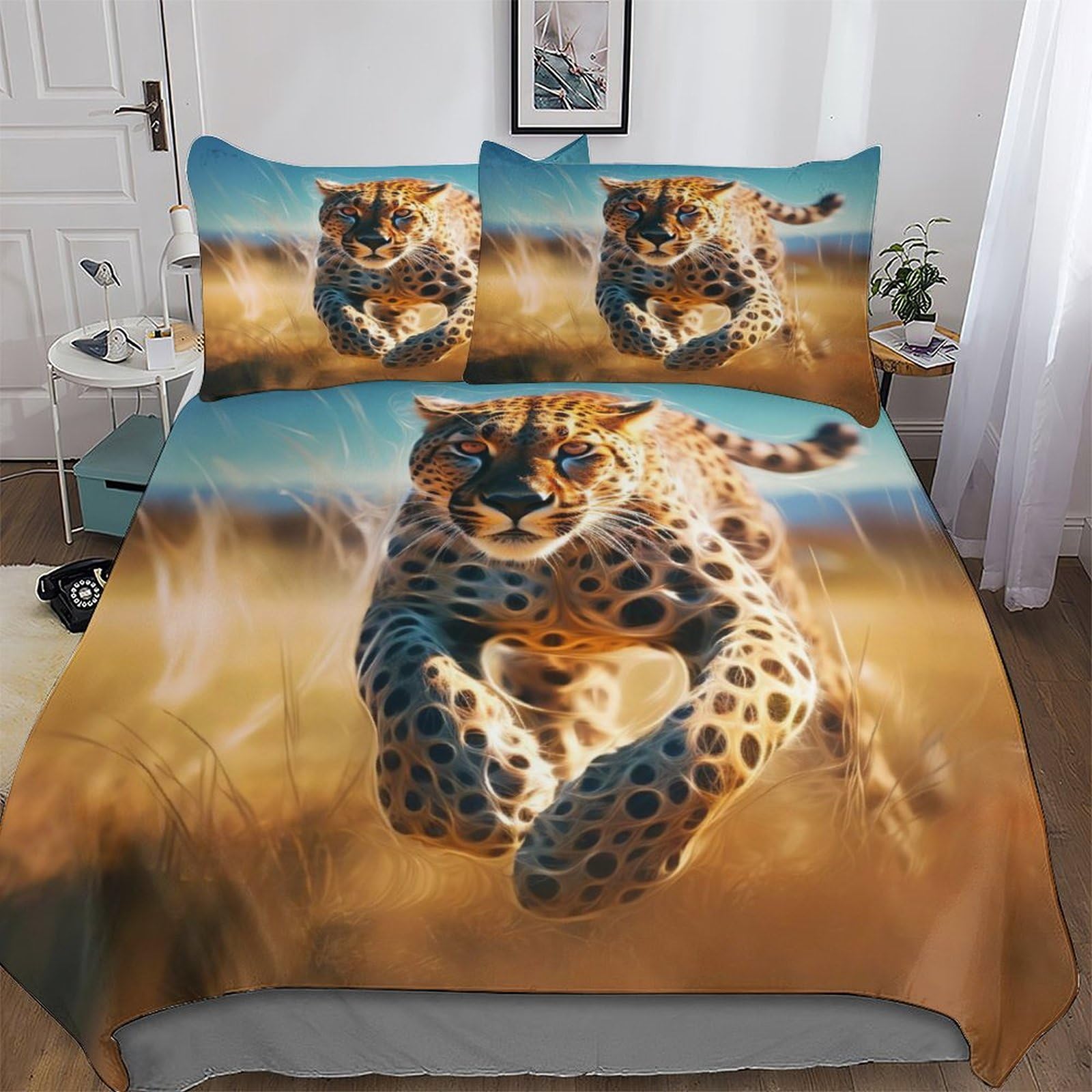 Parure de lit léopard 3D pour transformer votre chambre en un cocon de douceur moderne et cosy