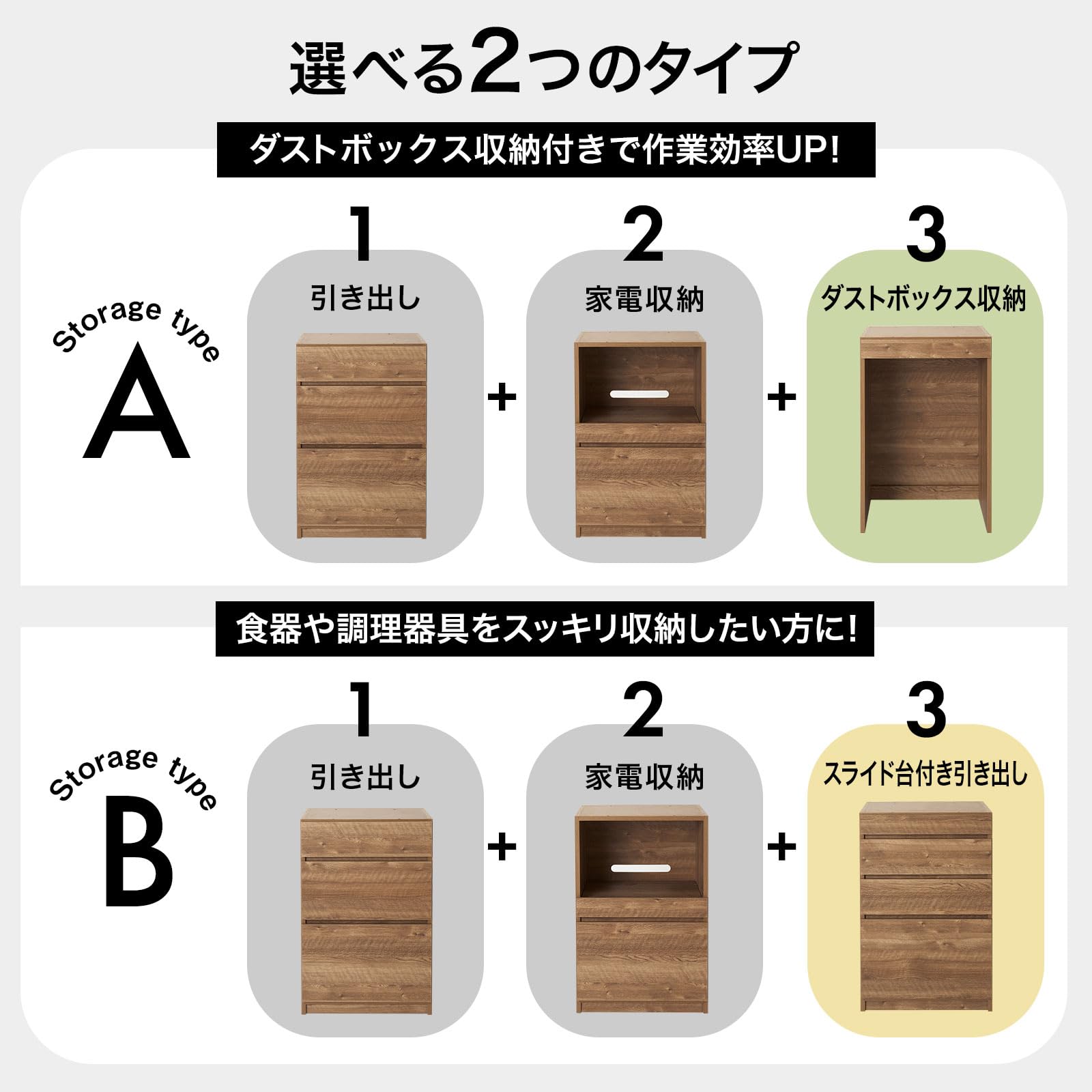 Amazon｜LOWYA ロウヤ 食器棚 電子レンジ台 キッチンカウンター 