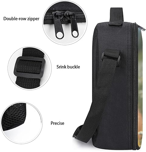 Miniatura 6 de Ximjoju Lonchera para perros, bonita bolsa de almuerzo con correa para el hombro, lonchera Bento reutilizable, térmica