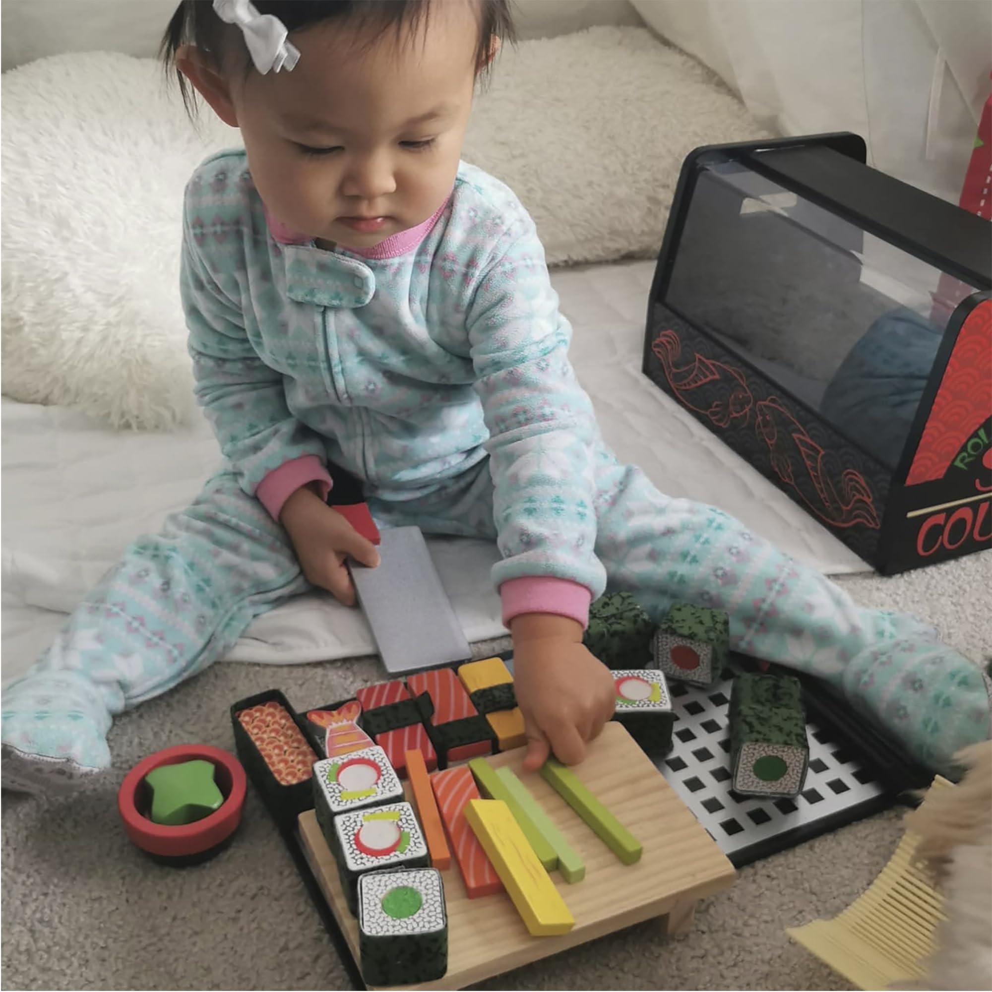 Melissa & Doug - Boîte De Sushis 24 Pièces - Jeu Imitation Enfant