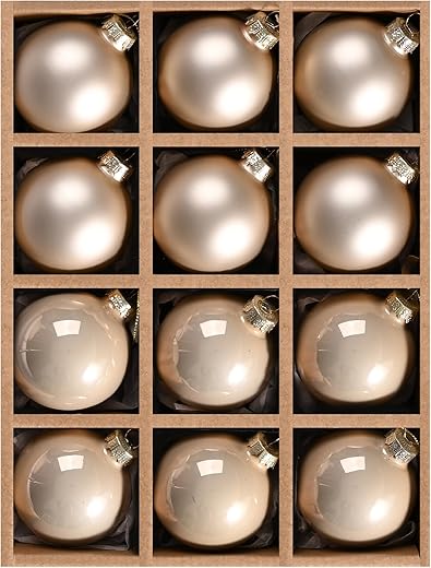 Glass Christmas Hanging Ball Ornaments