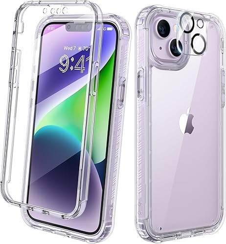 Miniatura 178 de Diaclara Funda magnética diseñada para iPhone Air, protector de pantalla de cuerpo completo, compatible con MagSafe, funda militar a prueba de Azul