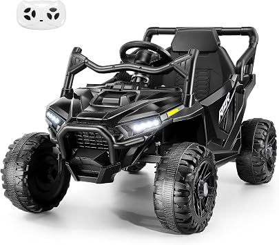 Hikole 24 Volt Ride on Toys for Big Kids Ages 3-5, Remote Control, Black