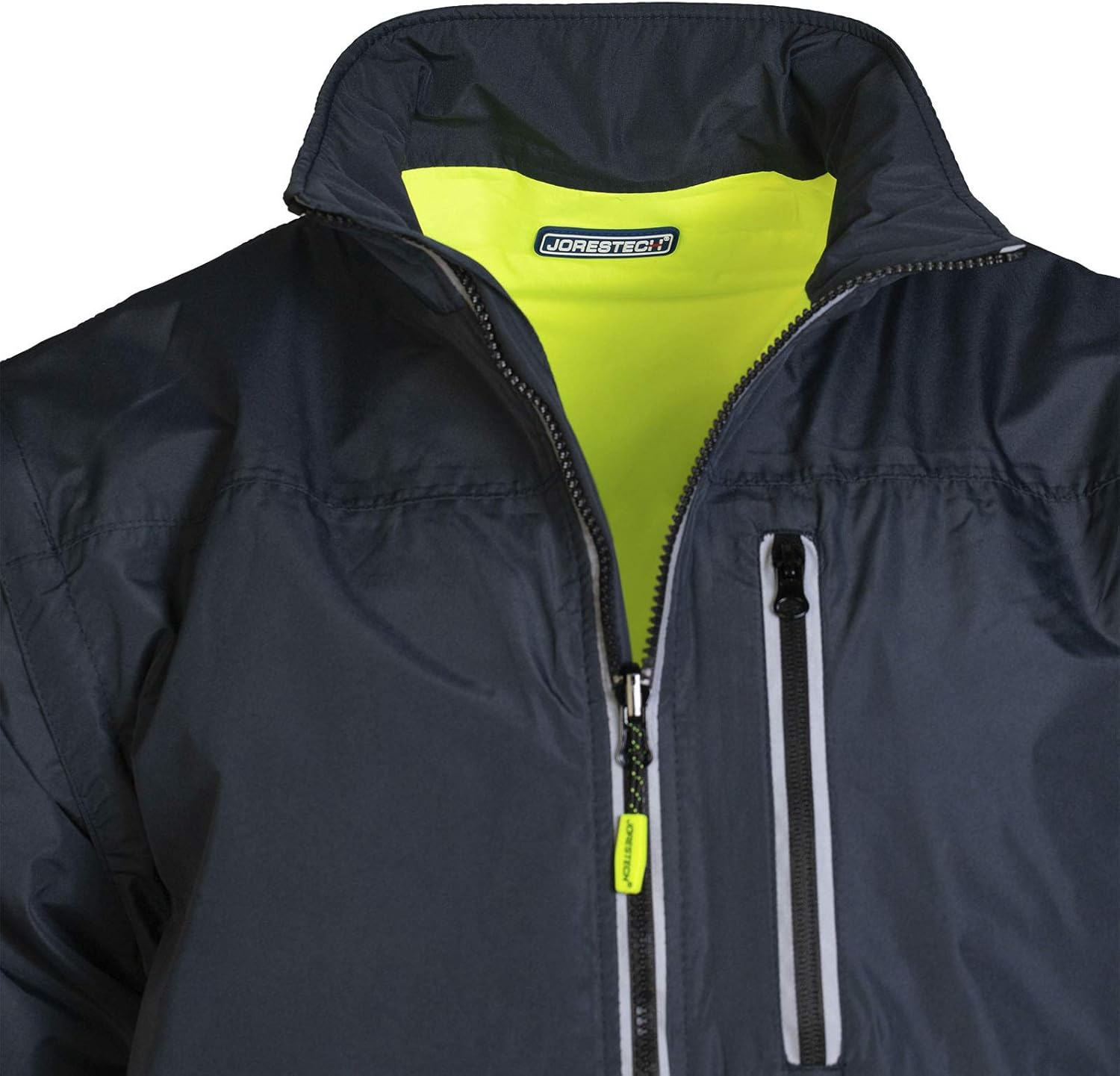JORESTECH High Visibility Reversible Safety Jacket with Removable Sleeves for PPE - Image 3