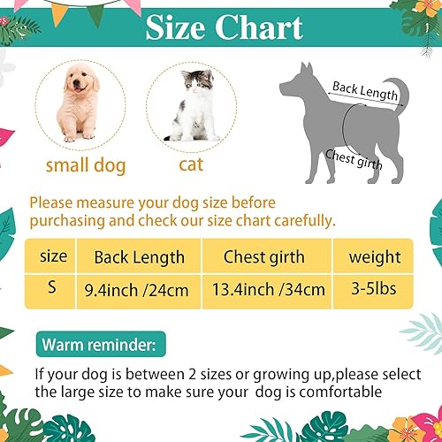 Miniatura 2 de Sweetude 8 piezas de vestidos de perro para perros pequeños y niñas, vestido de verano para cachorros, vestido de princesa, ropa para perro, ropa de