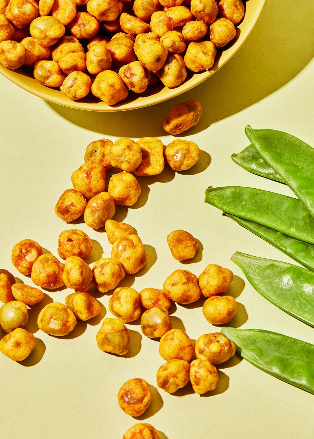 KoRo - Snack aux pois saveur poivron hongrois 1 kg - Petits pois croquants aux épices de paprika - Saveur fumée et épicée - Alternative vegan aux chips traditionnelles