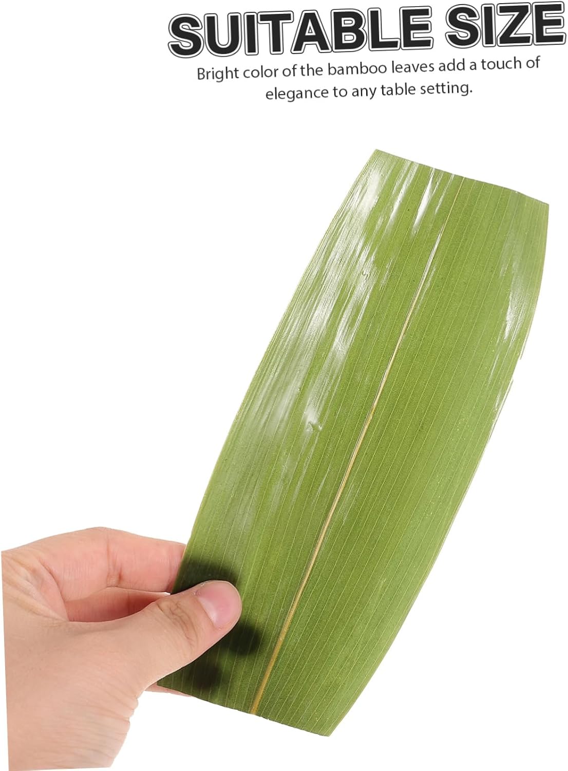 OUNONA 100pcs Sushi Decorative Leaves Bamboo Leaf Decorations Sashimi Serving Tray Sushi