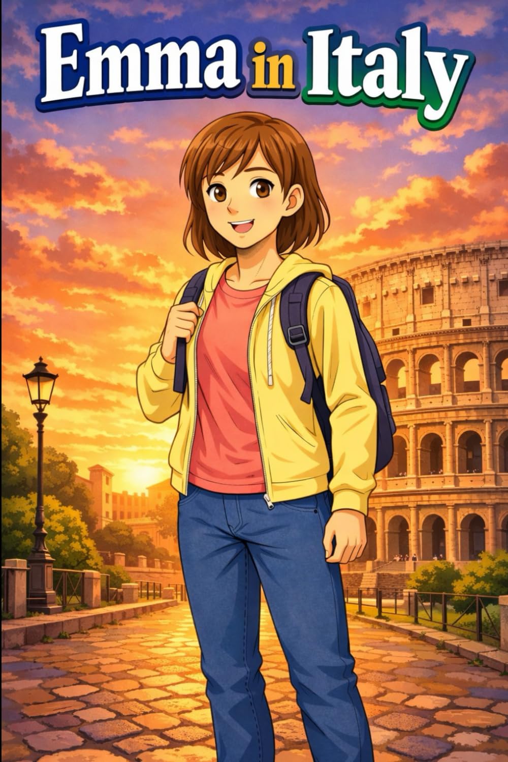 Emma in Italy: A Simple Story in Easy English for Kids and Early Learners, with Short Sentences, Visual Storytelling, Supporting Reading Skills, ... Development (Easy English Travel Stories)