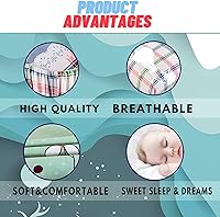 Vista 6 de Juego de sábanas de 5 piezas con estampado de paisaje urbano oceánico, tamaño King dividido, sábanas y fundas de almohada, microfibra suave