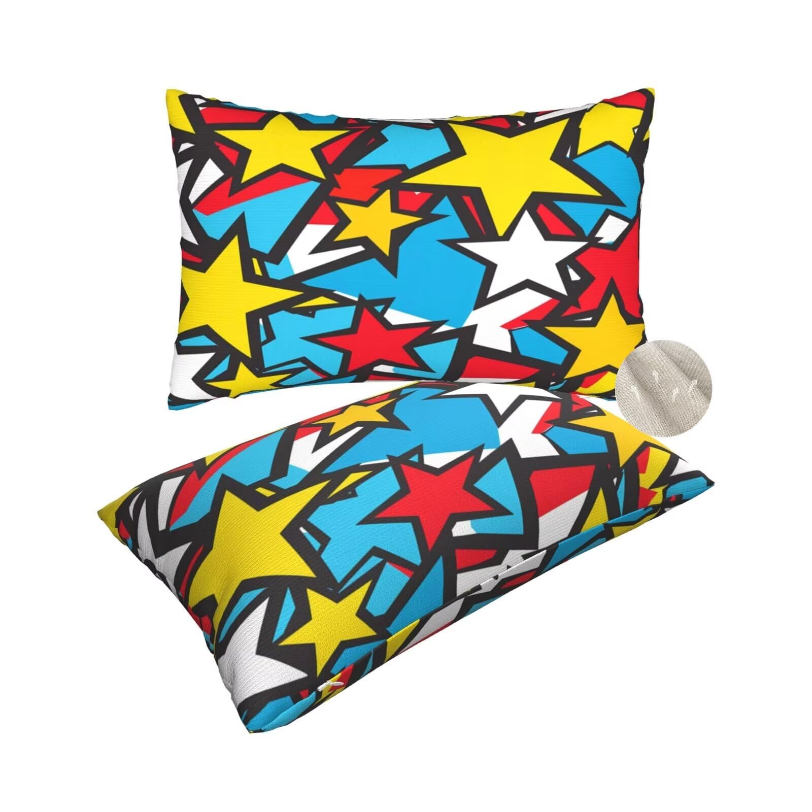 Housse coussin 60x80 rectangulaire lot de 2 pour renover un canape fatigue facilement