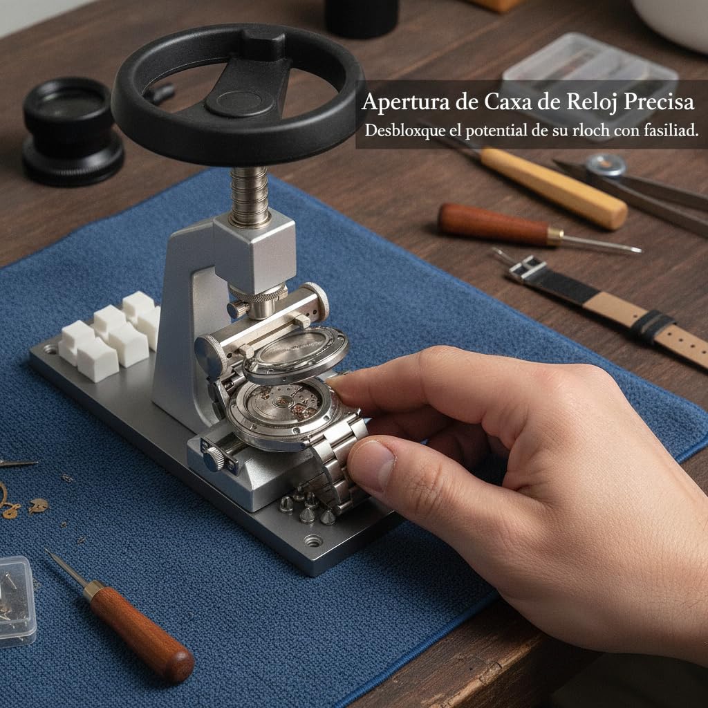 Abridor Cajas Reloj Metálico, Mecanismo preciso, Abridor tapas reloj, Taller relojería, Para aficionados