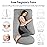 cauzyart Pregnancy Pillows for Sleeping, U Shaped Full Body Maternity Pillow with Removable Cooling Cover(Gray)