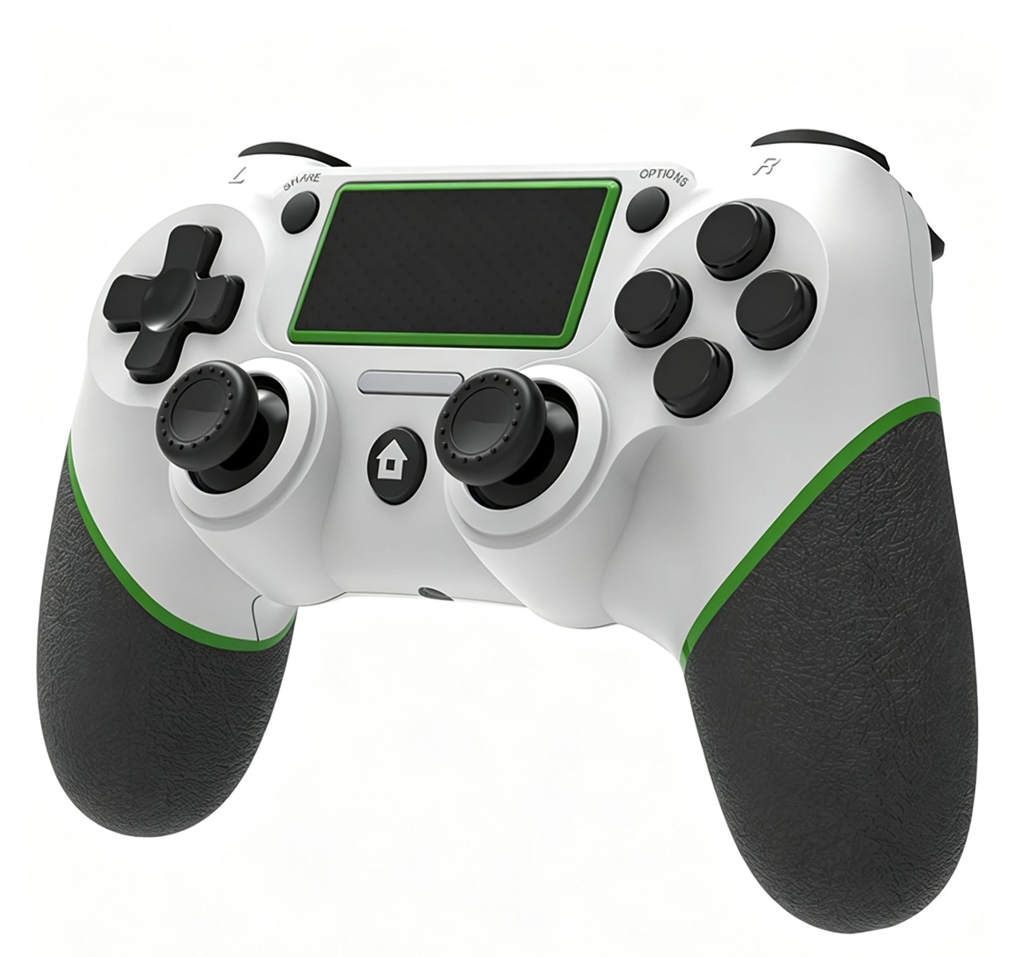 Photo 1 of **RIGHT JOYSTICK HAS FUNCTIONALITY ISSUES*** LZXWAWA Controller Compatible with PS4 Console,Wireless Controller for Ps4 Controller/Pro/Slim/PC Windows,with Built-in Speaker/Touchpad/Six-axis Motion Control/Vibration/Charging Cable,White