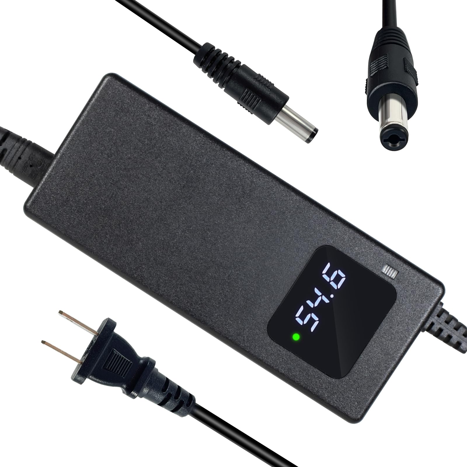 Amazon.com: YZPOWER 54.6V 2A Lithium Battery Charger for 48V 13s