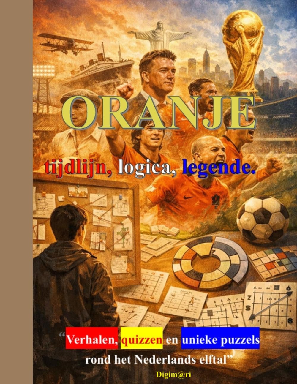ORANJE tijdlijn, logica, legende: Verhalen, quizzen en unieke puzzels rond het Nederlands elftal