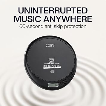 Coby Portable Compact CD Player by Coby
