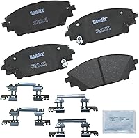 Vista 46 de Pastillas de Freno Delanteras Cerámicas Bendix Priority1 CFC430A para Modelos Selectos INFINITI G35, I30, Nissan 350Z, Altima, Juke, Maxima, Sentra