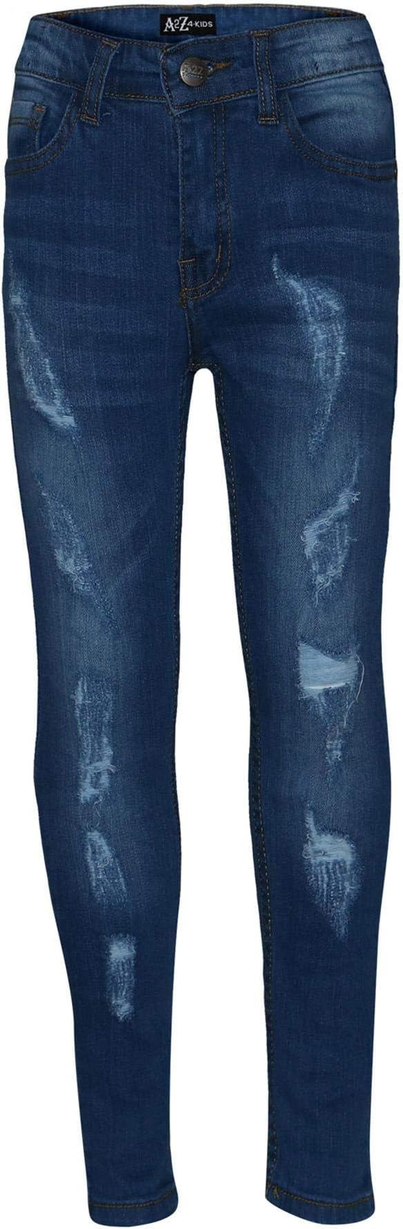 A2Z 4 KidsBoys Stretchy Jeans Kids Ripped Denim Comfort Skinny Pants Fashion Trousers Age 5 6 7 8 9 10 11 12 13 Years
