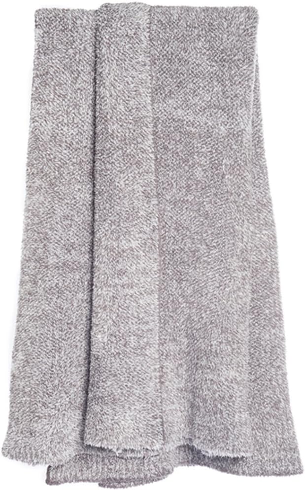 Cozychic Heathered Throw in Charcoal-White by Lithuania Ubuy