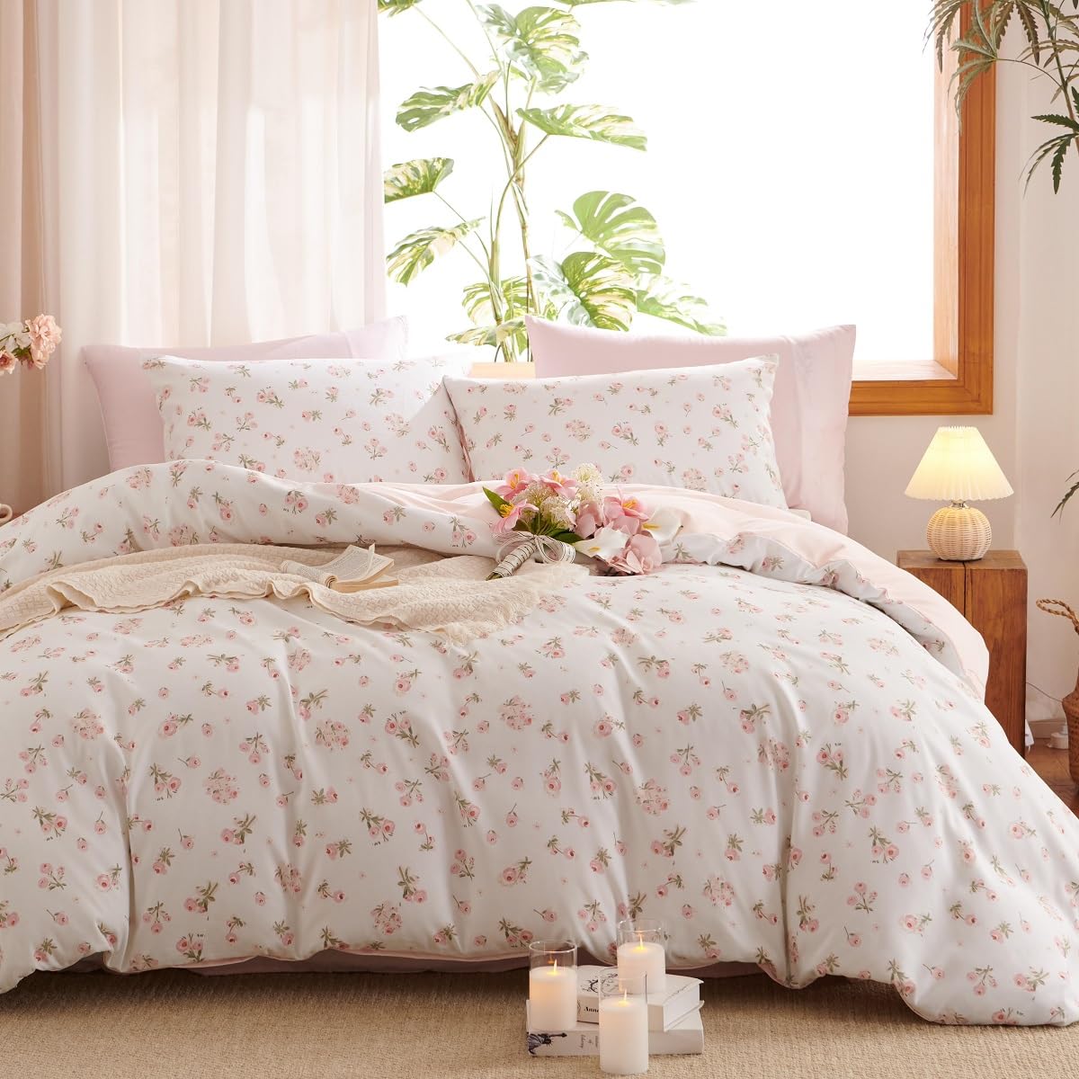 Erwinmu Floral Comforter Set