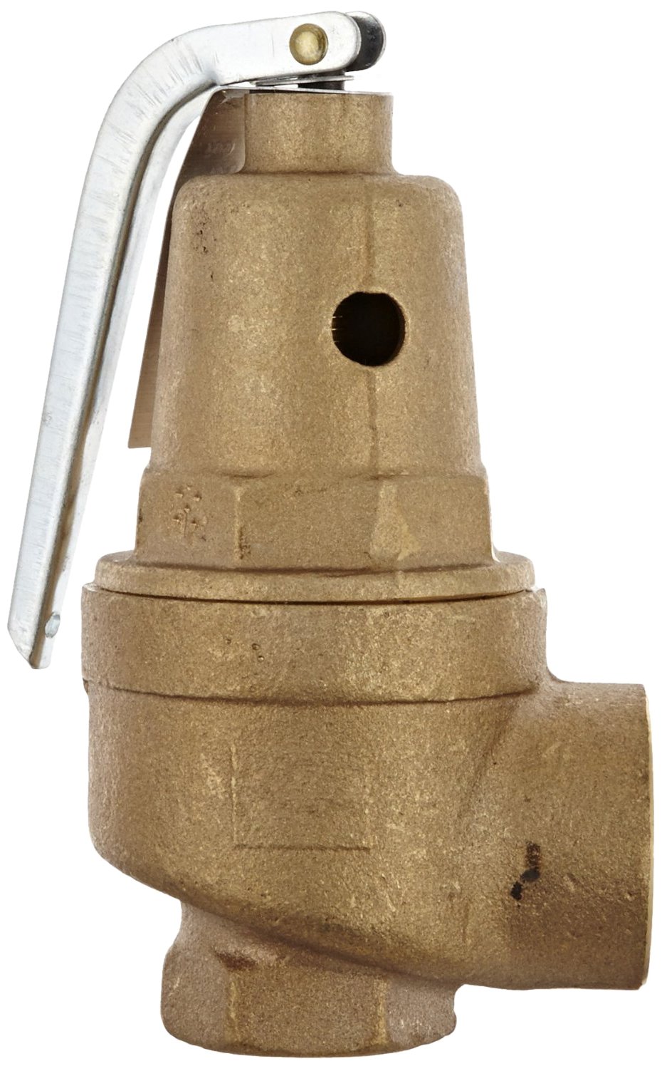 Apollo Valve 10-600 Series Bronze Safety Relief Valve, ASME Hot Water, 75 psi Set Pressure, 3/4