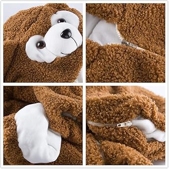 Amazon.co.jp: 着ぐるみ もこもこ 子供 ロンパース ベビー服 長袖