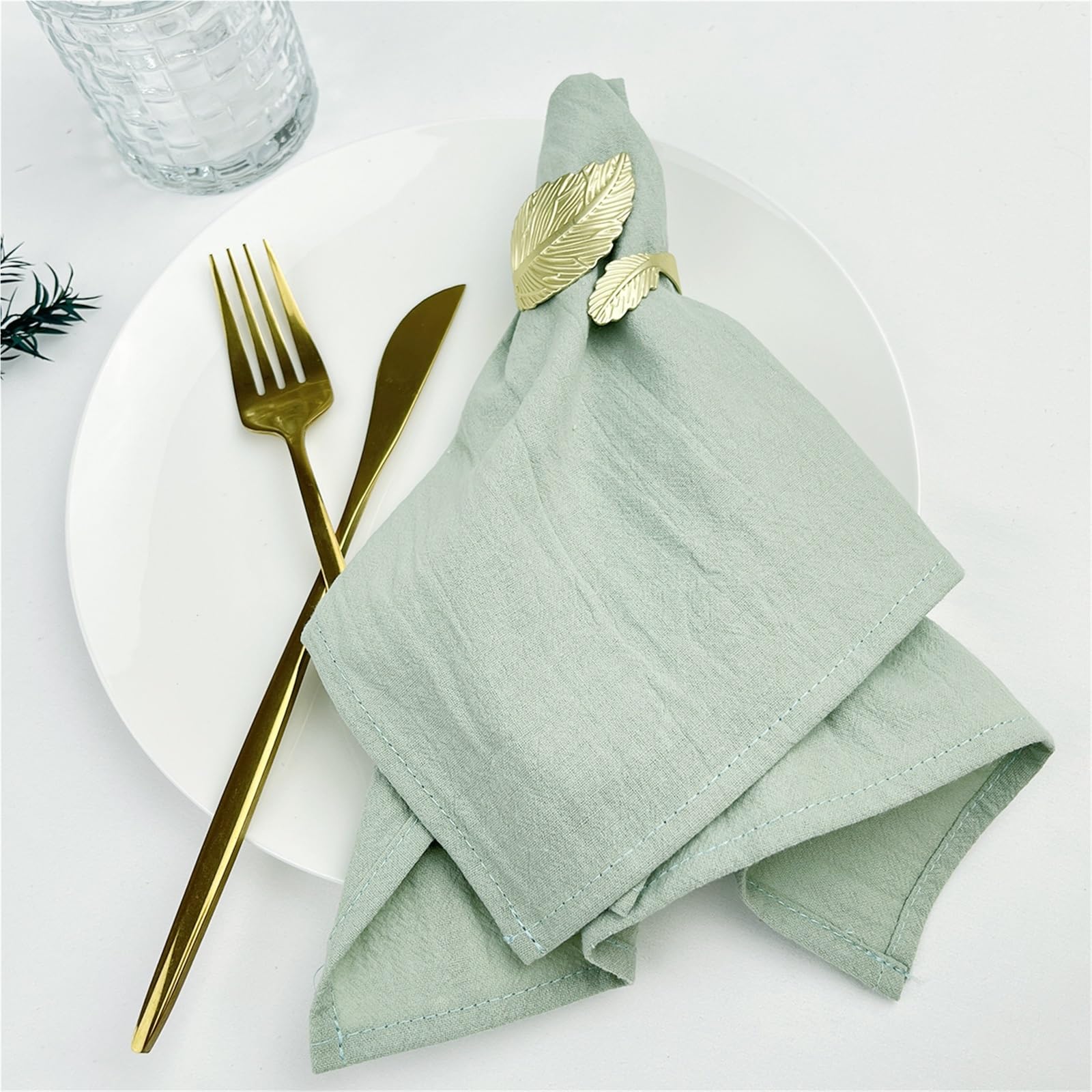 Serwetki z tkaniny poliestrowej, Bawełniane serwetki stołowe wielokolorowe 40x40 cm 50 szt. Na przyjęcia weselne w restauracji(50pcs Grey)