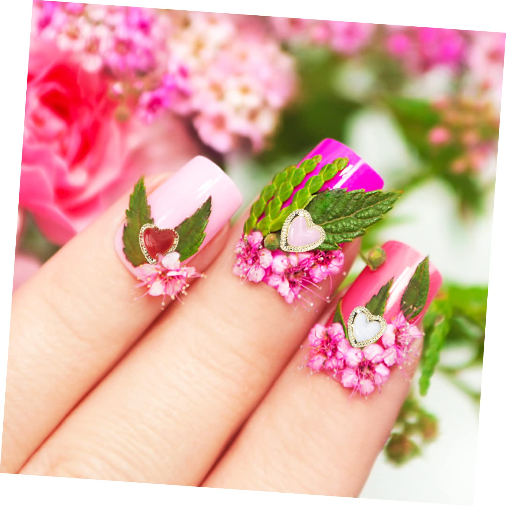 2 Set Decorazioni Per Unghie Accessori Per Nail Art Eleganti E Creativi Per Feste Matrimoni E Per Amiche E Appassionate Manicure 60 Pezzi*2