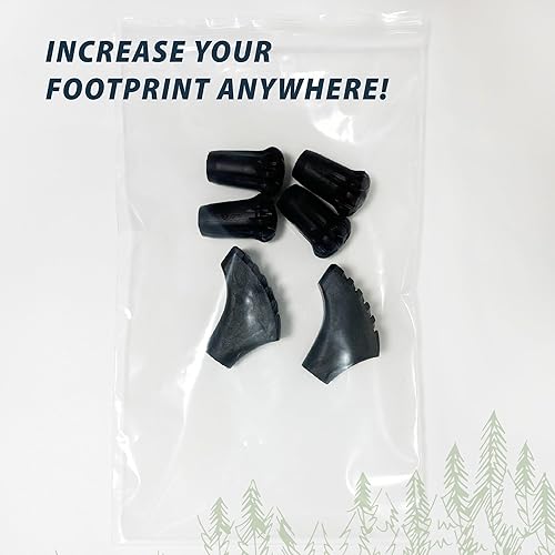 Miniatura 5 de Trekology Trekking Pole Accessory Set Bundle Tips for Concrete & Flat Roads Durable Replacement Tips for Hiking Poles, Walking Sticks & Trekking