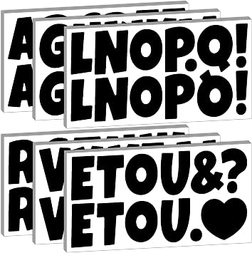 Bemeol 2.5 Inch Bulletin Board Letters 432 Pieces 36 Sheets Alphabet Letter Stickers Cutout Letters for Poster Board Display Home Classroom School DecorBlack