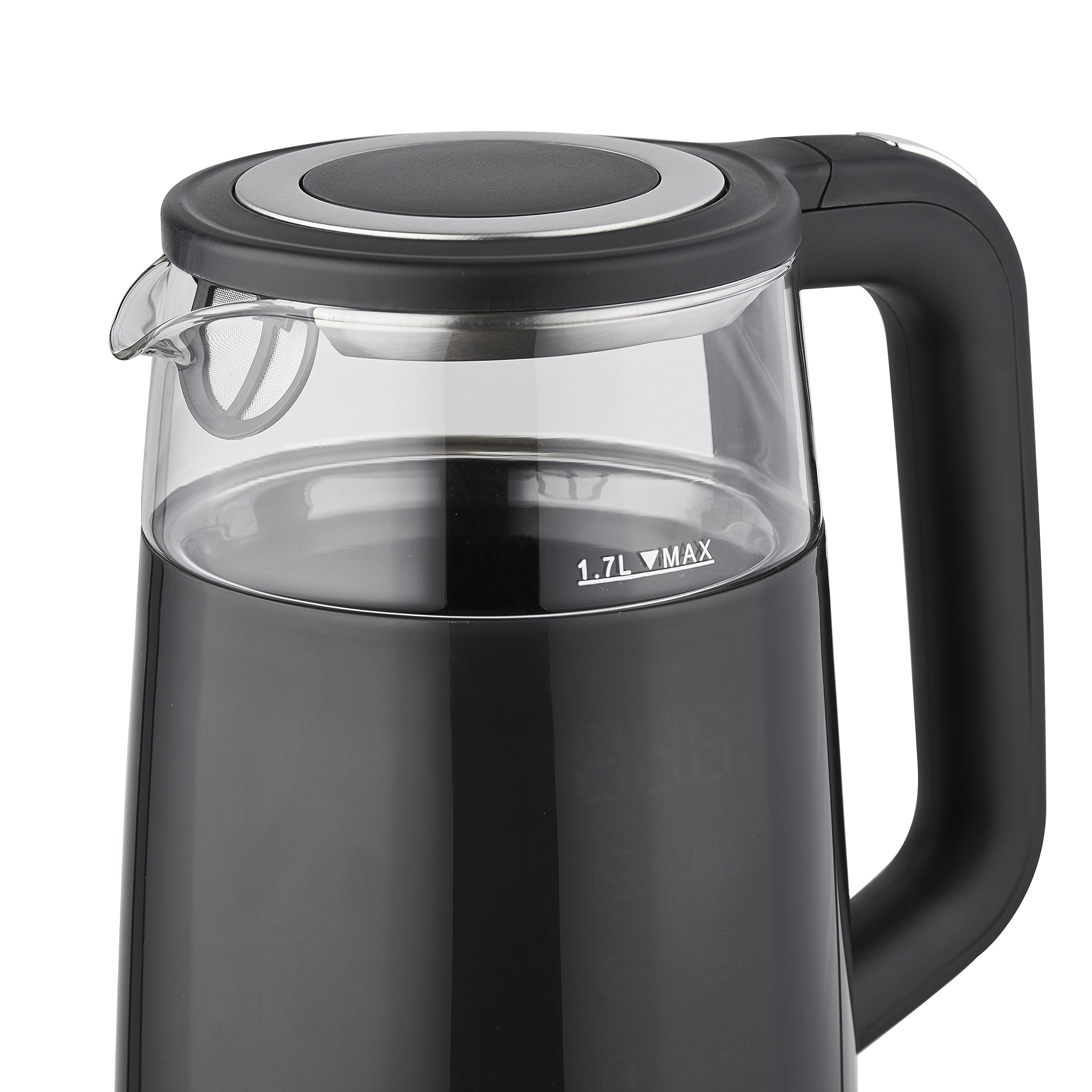 Bouilloire électrique C530, Sans fil, 1,7 L, Bouilloire en verre, Puissance 2200 W, Bouilloire avec maintien de la température 40°-95°C,Commande par écran tactile, Bouilloire à température contrôlée